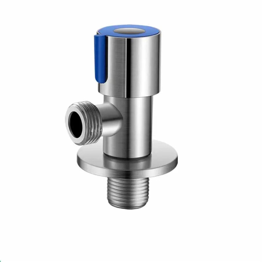 Stainless Steel Hot And Cold Inlet Valve Bathroom Faucet Stop Valve Triangle Valve Water Pressure Regulator Blue Style 1 6276012512495