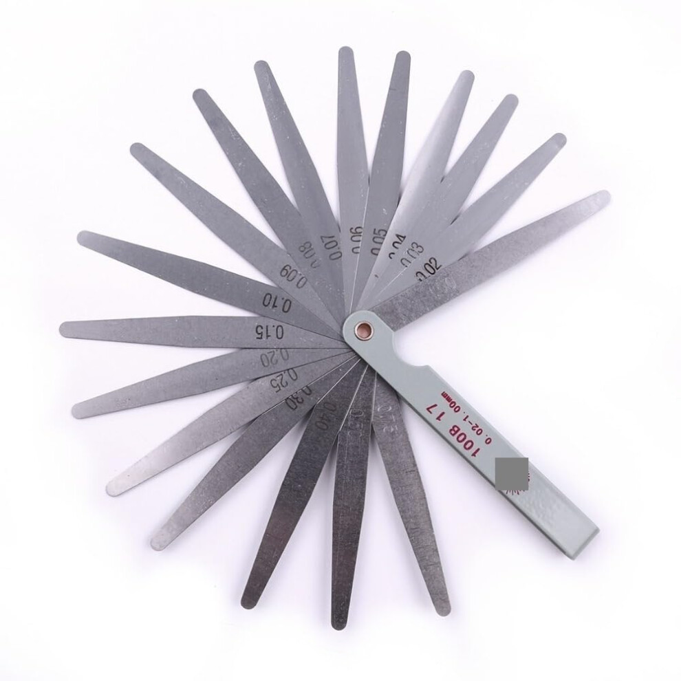 Stainless Steel Feeler Gauge 0.02Mm To 1Mm Thickness Metric Measuring Tool For Precision Gap Measurements 6482260698052