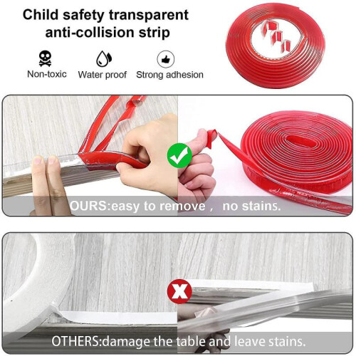 Baby Edge Corn Guards Protector, Child Safety Pad, Adhesive Free 2