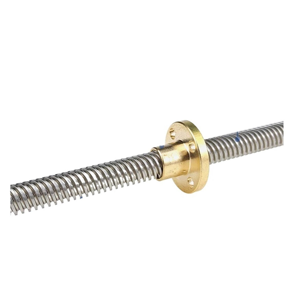 Ball Screw T8 Linear Motion Lead Screw 2Mm Pitch Trapezoidal Rod 100Mm-1000Mm Length With Copper Nut 200Mm Size 6482260698144
