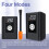120W 2,5 pouces Écran Noir 2000mAh 115x85x46mm 10