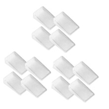 Furniture Shims 12pcs Wedge Levelers for Cabinets and Doors Easy Adjustable Height Durable Wood Material