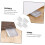 Furniture Shims 12pcs Adjustable Table Wedge Levelers for Cabinets and Doors Easy Leveling Solutions 5