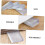 Furniture Shims 12pcs Adjustable Table Wedge Levelers for Cabinets and Doors Easy Leveling Solutions 4