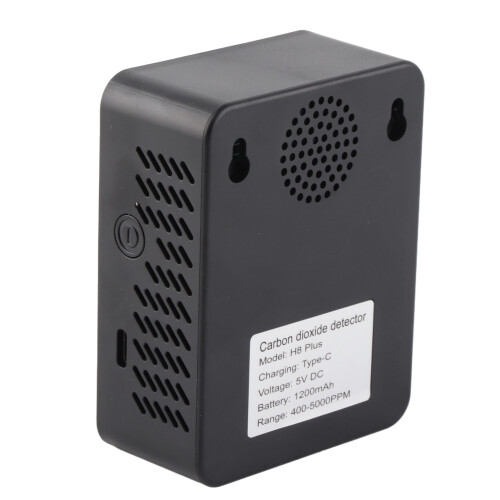 Detector de CO2 H8 Plus 1200mAh ABS compacto 2