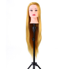 Synthetic Fiber Mannequin Head Hairdresser