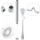 Kitchen Stainless Steel Handheld Battery Operated 14