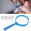 Lente d'ingrandimento con manico in plastica blu per la lettura 10