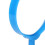 Lente d'ingrandimento con manico in plastica blu per la lettura 5