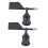 2pcs Wind Anemometer Plastic Shell ABS Wind Indicator Protector for Accurate Measurement and Durable Use 1