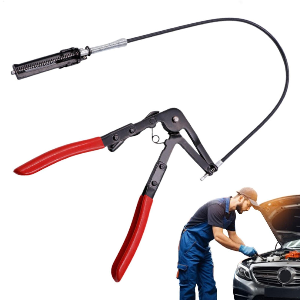 Automotive Hose Clamp Pliers 2Ft Flexible Cable Tool For Radiator Hoses Water Pipes Vehicle Maintenance Repairs 6947110208732