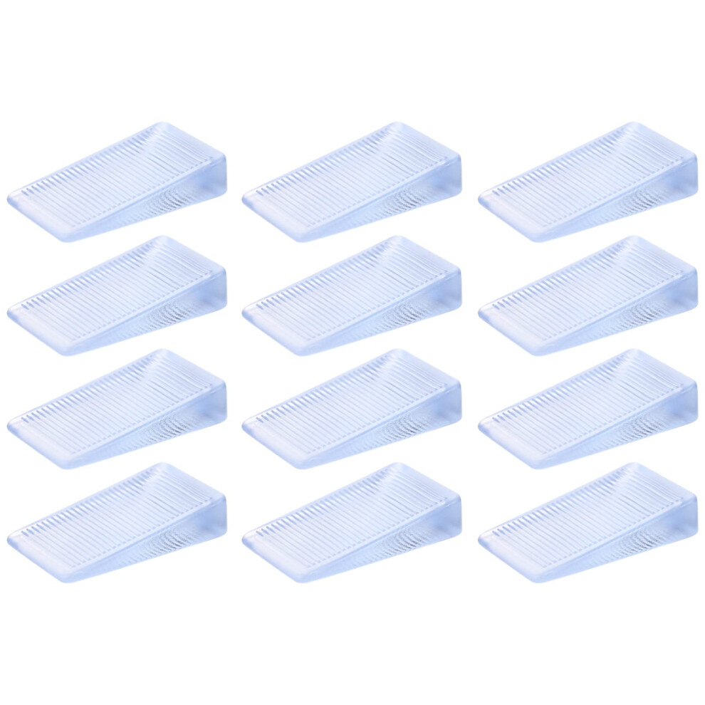 12Pcs Furniture Leveling Shims Non-Slip Door Stop Wedge Adjustable Height For Home Improvement And Safety 6947110208756