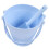 Ensemble de jouets de plage en silicone bleu - seau, pelle 1