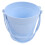 Ensemble de jouets de plage en silicone bleu - seau, pelle 11