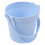 Ensemble de jouets de plage en silicone bleu - seau, pelle 5