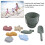 Jouets de plage en silicone vert olive - Seau, Pelle 9