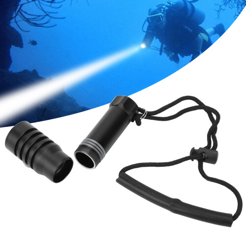 DM001 5000 lm Luce subacquea nera 12 cm x 3.1 cm