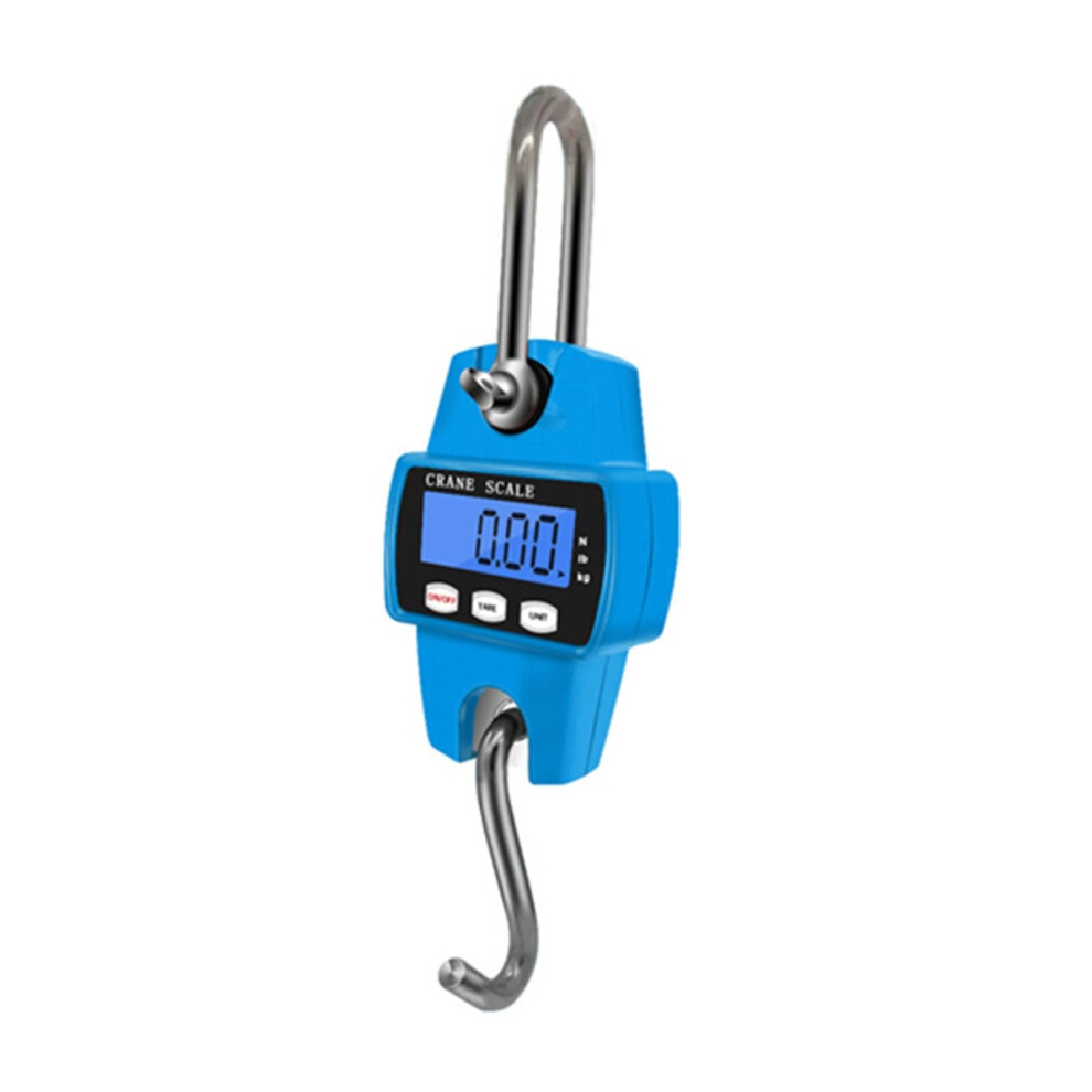 Digital Crane Scale 300Kg Mini Hanging Scale With Precision Sensor Portable Hook N/Lb/Kg Unit Conversion One Color 6482260699837