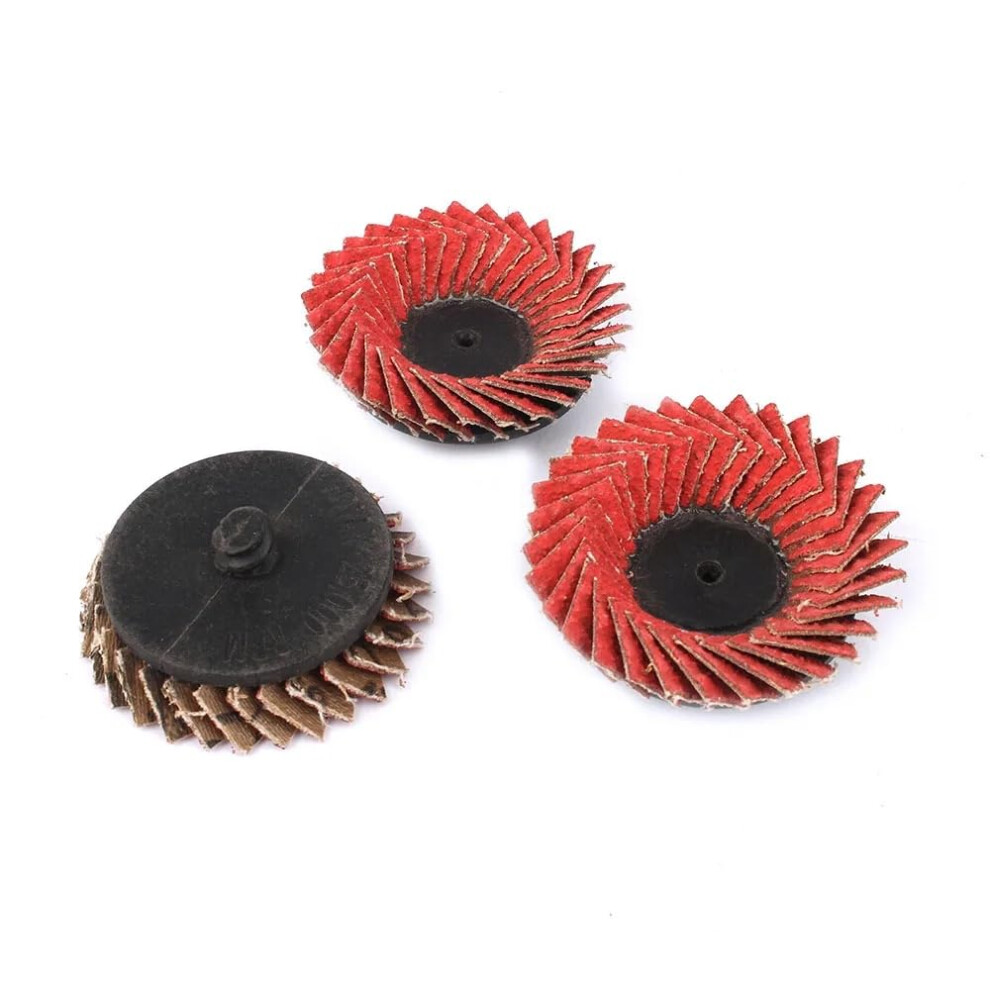 52Mm 60 Grit Flat Flap Discs For Metal Grinding And Polishing, 5Pcs Heavy Duty Abrasive Wheel For Deburring And Angle Grinding 6947110209340
