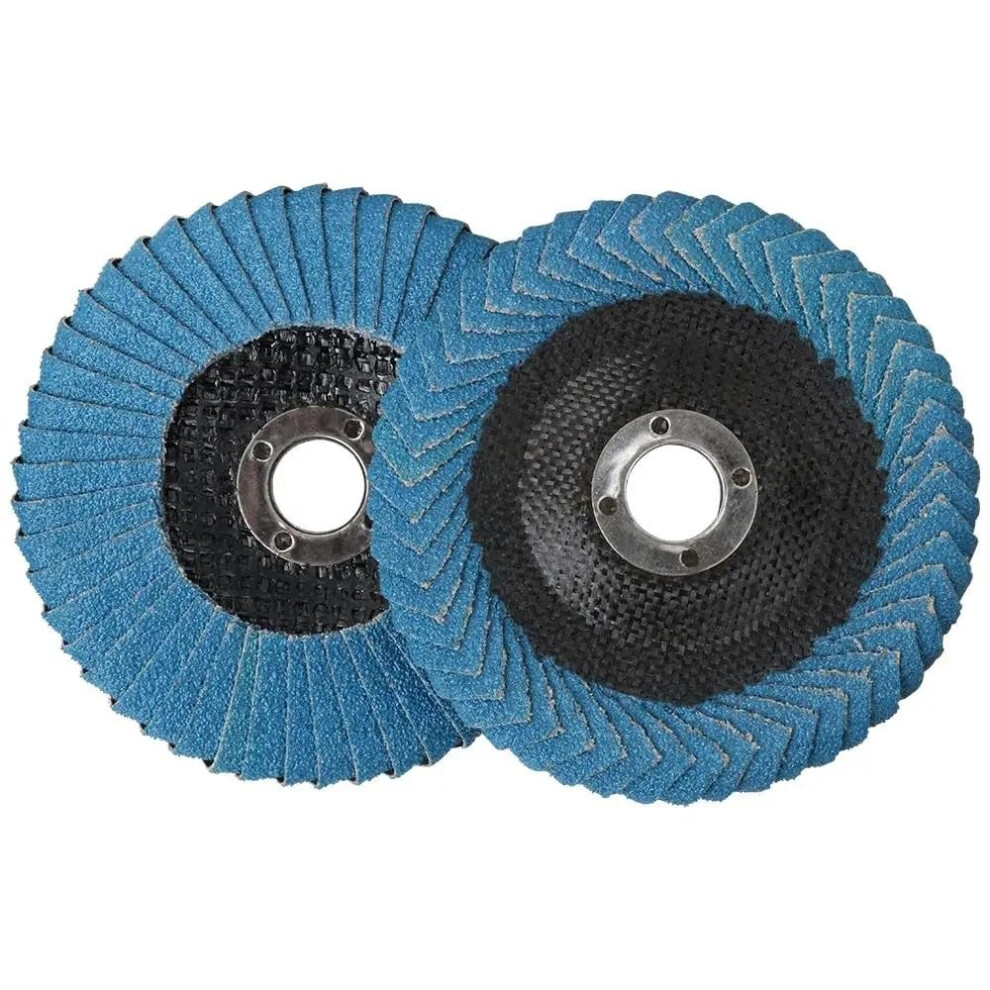 Grinding Wheels Flap Discs 100/110/125Mm For Angle Grinder, Wood Abrasive Tool, 2Pcs 115X22mm Blades, Durable Sanding Discs 6482260700182