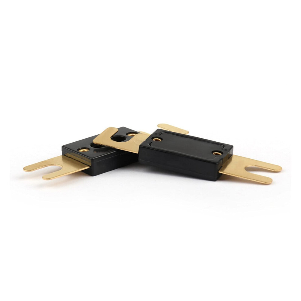 Fuse 30A-500A Plated Blade Fuses 2-Pack For Automotive Electrical Systems And High-Current Applications Gold 6276012514239