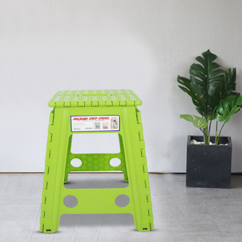 Portable Living Plastic Dots Folding Step Stool 2