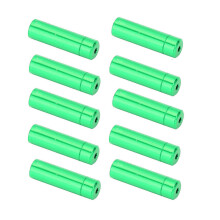 10 Stück Fahrrad-Schaltzug-Endkappen Aluminiumlegierung 4mm Endkappen für Rennrad und Bergbike Grün