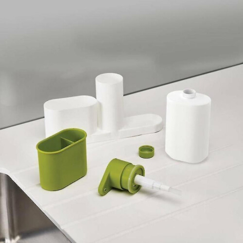 Soap Dispenser Storage Box Set Cleaning Tray Kitchen Accessories 1