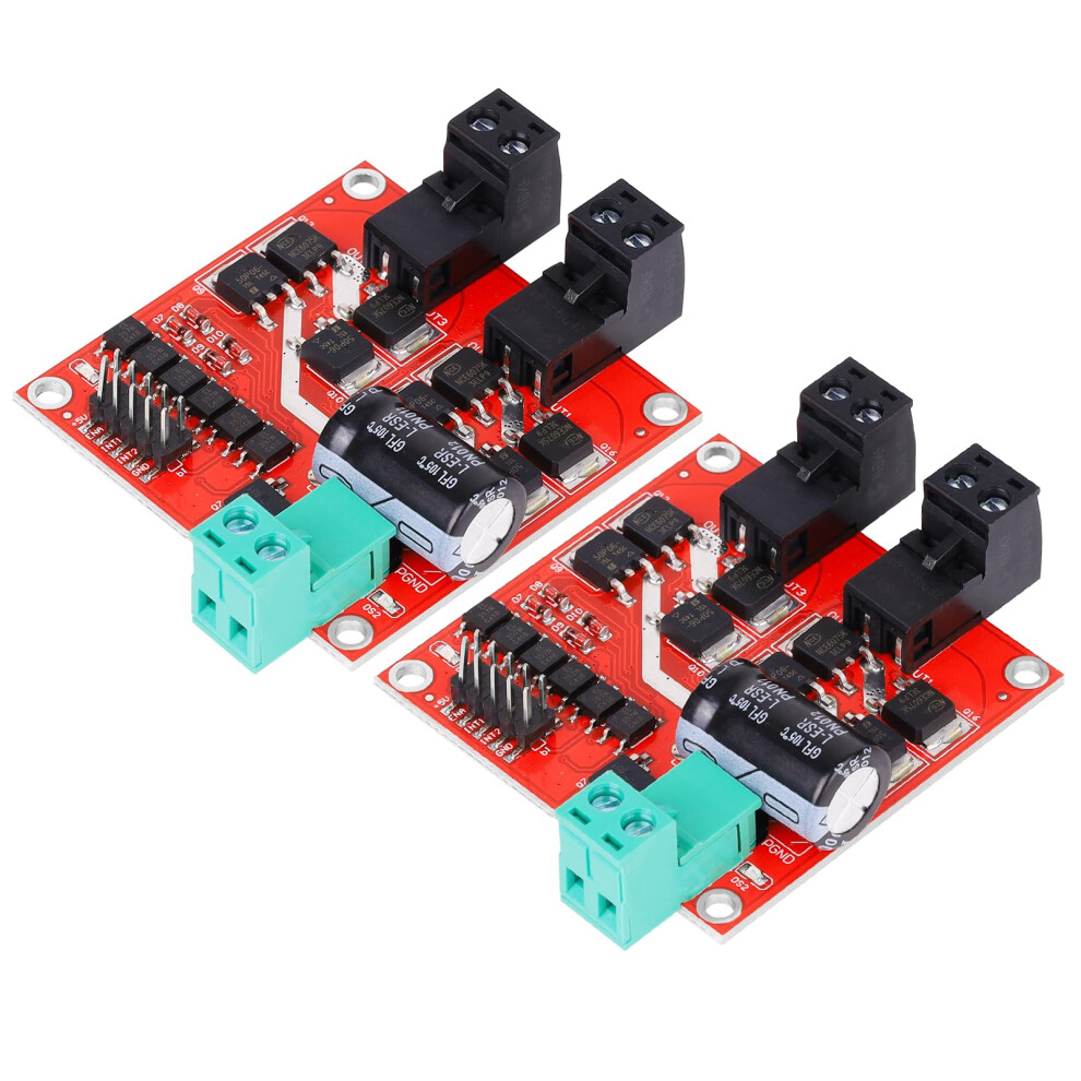 160W Dc Motor Driver L298 Dual H Bridge Controller 6.5V-27V 7A Pwm Regulator With Optocoupler Isolation 2 Pack 6276012514543