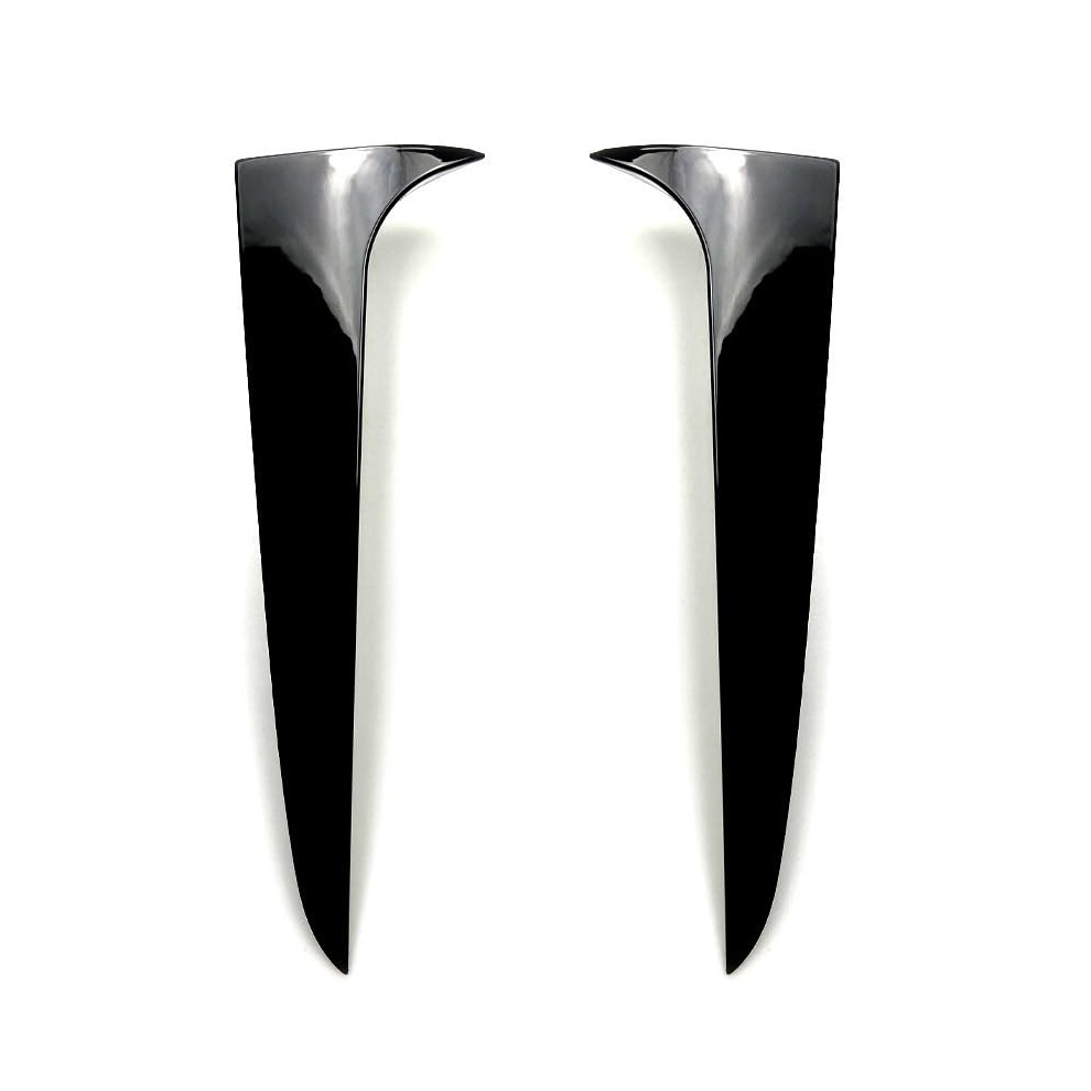 Car Rear Window Side Spoiler Wing Trim Cover For Bmw X3 F25 2011-2017, Durable Anti-Scratch Window Trim In Black 6482260700793