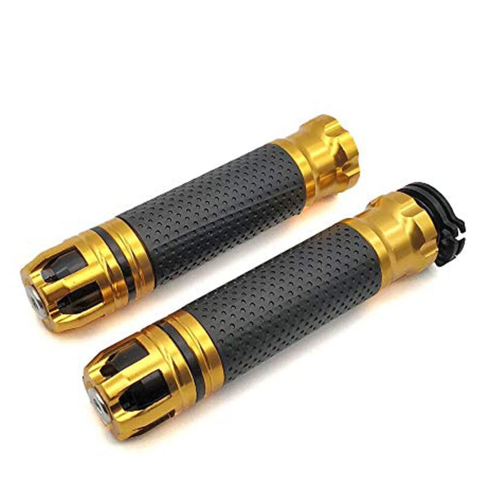 Universal 7/8" 22Mm Handlebar Grips For Suzuki Yamaha Kawasaki Ducati S1000rr Ninja Zx6r Handgrips Gold 6947110210100