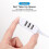 Cable Data Transfer Device Charging Adapter 1.2m Extend Splitter 9