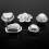 Handmade Aluminium Alloy Bath Bomb Molds Fizzy 4