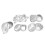 Handmade Aluminium Alloy Bath Bomb Molds Fizzy 1