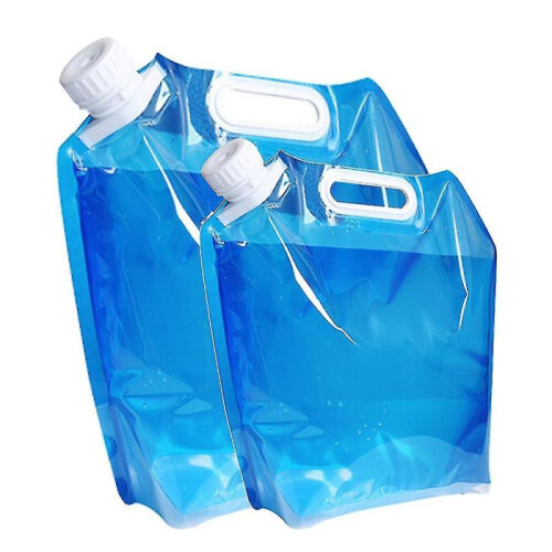 4 Pcs Collapsible Water Container , Outdoor Folding Water Bag