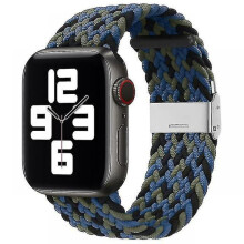 Tricolor Adjustable Braided Strap Watchband