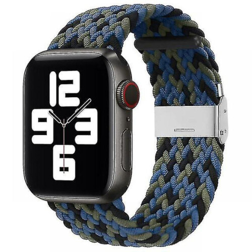 Tricolor Adjustable Braided Strap Watchband
