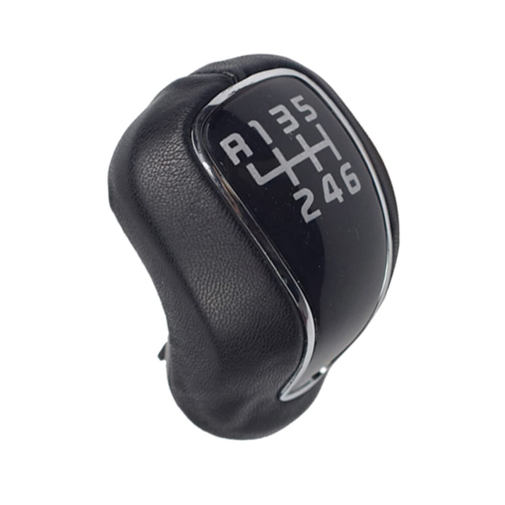 Leather 6 Speed Manual Gear Shift Knob Lever Shifter For Hyundai Creta Ix25 Kia Forte Cerato K3 Ceed 2012-2016 6482260701363