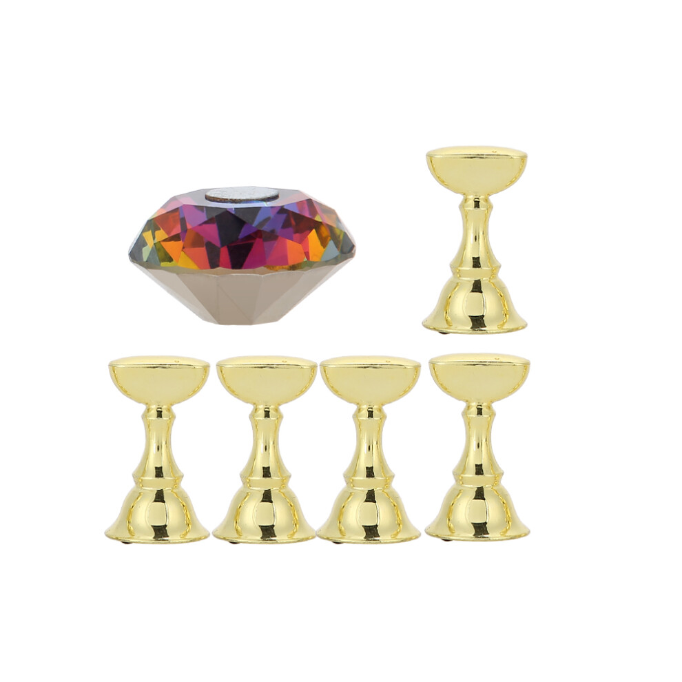 Nail Holder False Nail Tip Practice Stand Crystal