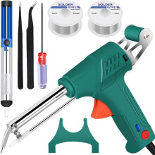 Internally Heated Industrial Laser Welding Tools Set, Multi-Function Green Soldering Iron with Automatic Corded Heat for DIY