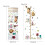 Adhesive Cute Elephant Lion Kids Height Chart Wall 12