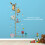 Adhesive Cute Elephant Lion Kids Height Chart Wall 9