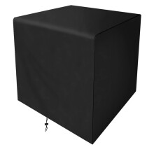 Housse extérieure anti-poussière pour chaises et tables imperméable pliable respirante noire