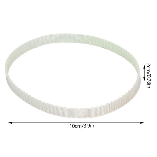 Correa para torno miniatura de 1.5 m  90 dientes, PU transparente 1