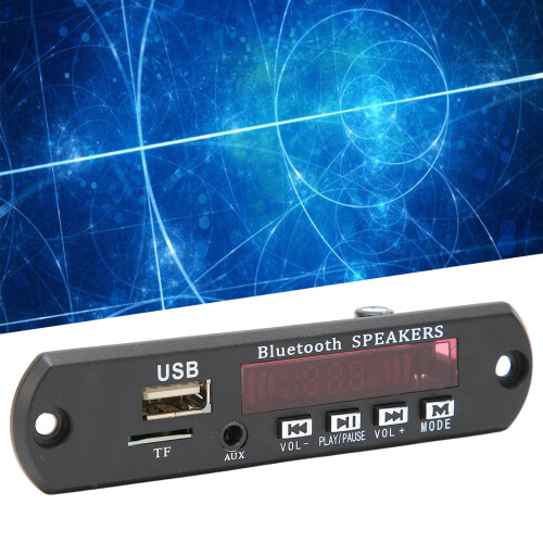 Decoder MP3 Bluetooth per auto con LCD, 160 mAh, CR2025, Verde