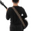 Kit sangle de guitare - Nylon réglable, vert-brun 12