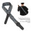 Kit de correa para guitarra ajustable de nylon azul gris 6