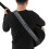 Kit de correa para guitarra ajustable de nylon azul gris 11