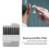 1.2mm Hearing Aid Wax Guard Filter 8 pcs for Most Hearing Aids 12