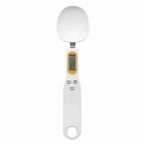Digital Spoon Scale 0.1g/500g, White, Portable, LCD Display 2